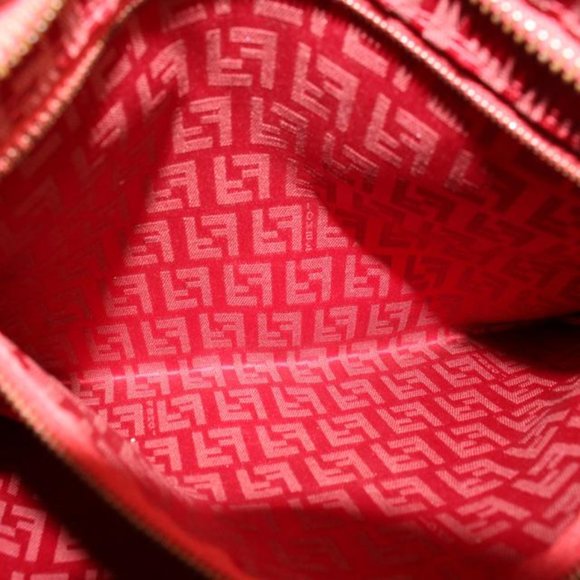 Fendi Burgundy Monogram FF Zucca Roll Tote Shopper Bag 112f15 - Picture 12 of 12